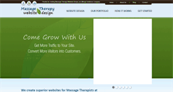 Desktop Screenshot of massage-therapy-websites.com